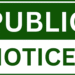 Public Notice