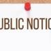 Public Notice