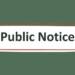 Public Notice
